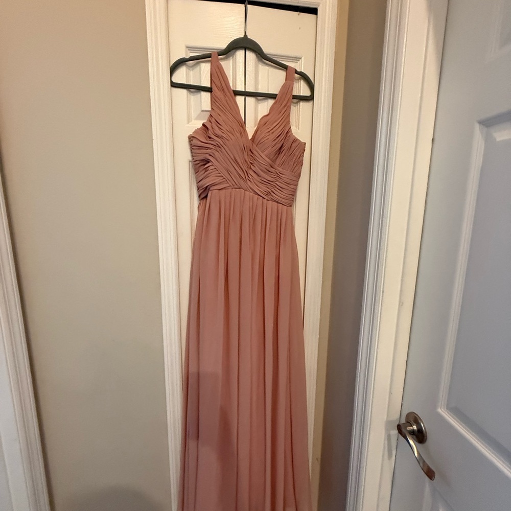 Elegant Pink Evening Gown